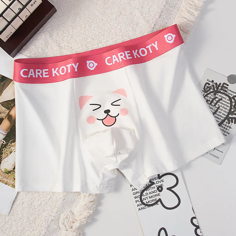 Men Cotton Underwear Comfortable Boxershorts Sexy Trunks Soft Male Underpants Teenage Sexy U Convex Pouch Young Underwear Boys