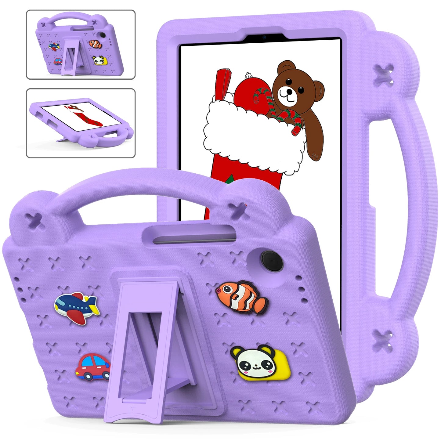 EVA Kids Armor Shockproof Case for 2025 New Samsung Galaxy Tab A11 Plus A9 + 11 8.7" S11 S10 Lite 11" S10 FE 10.9" Holder Cover