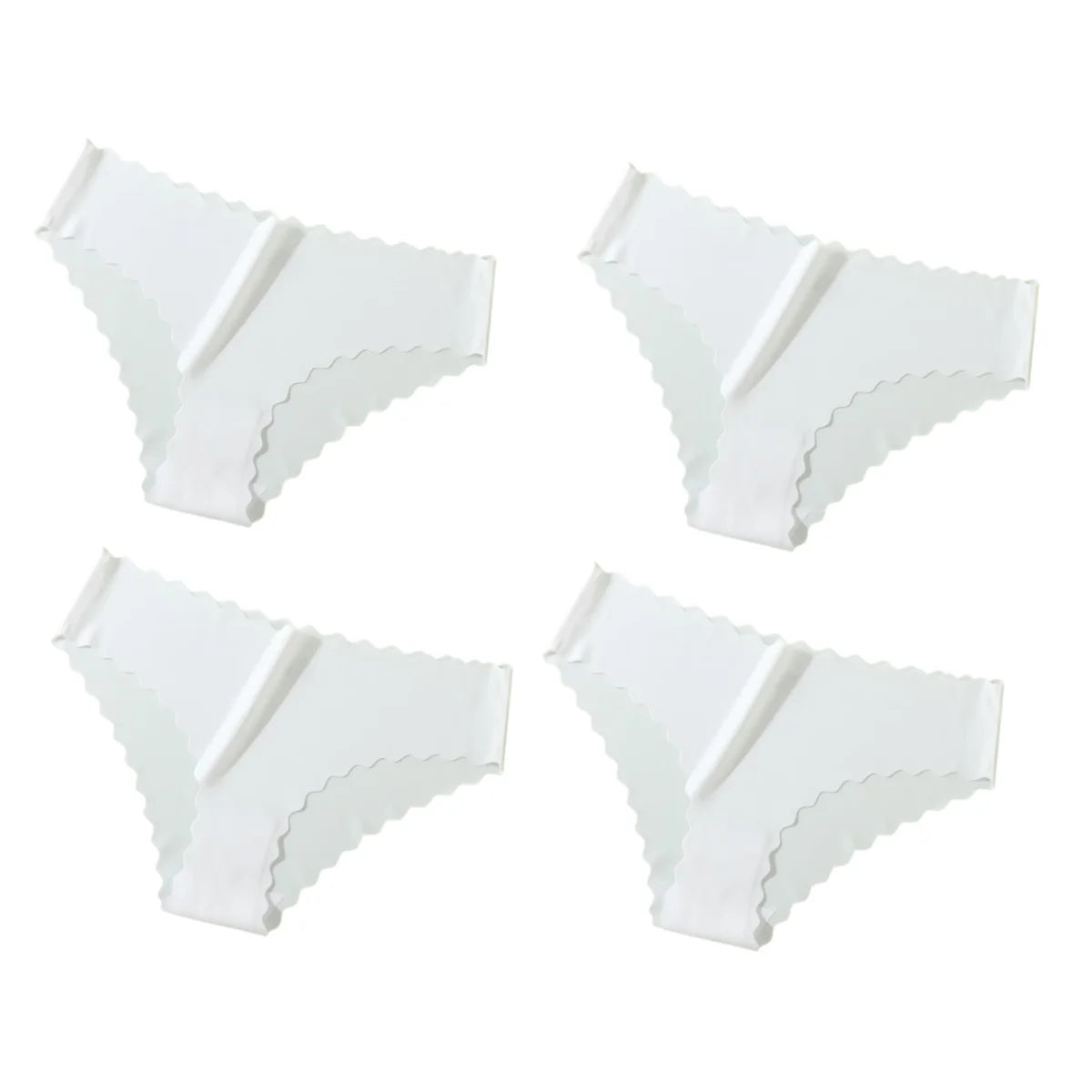 4Pcs/Set Panties Women Seamless Low Rise Briefs Female Underpants Invisible Underwear Glossy Bottoms Panties Sexy Lingerie XS-XL