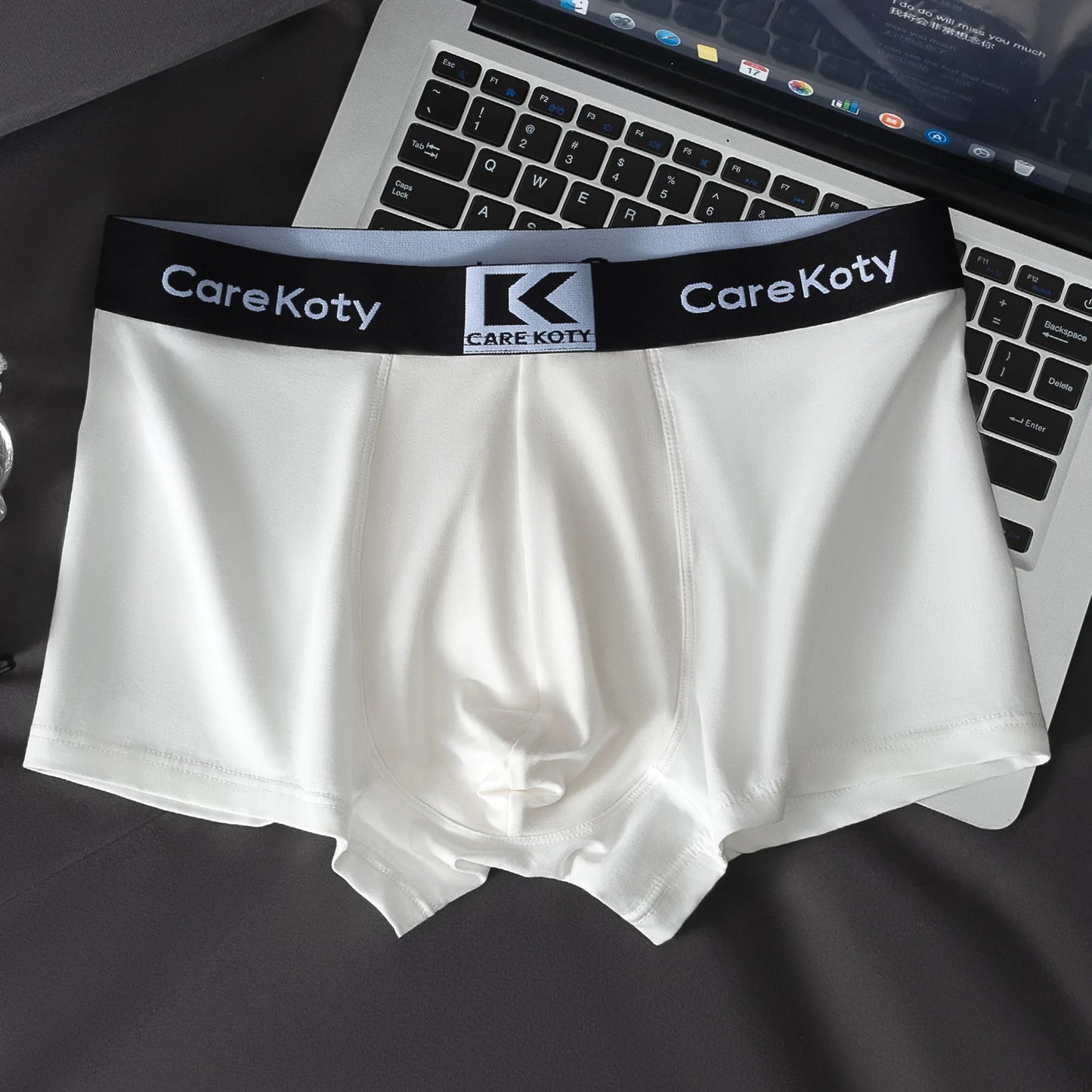 Men Middle Waist Boxers Short Cotton Pouch Breathable Underpants Man Underwear Comfortable Sweat Absorption Soft Panties