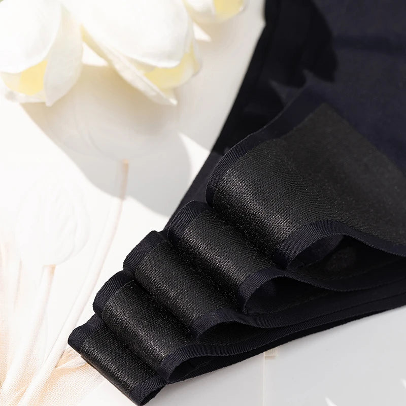 BZEL 10PCS/Set Women's Panties Black Female Thongs Sexy Lingerie Breathable Underwear Sports Comfortable G-Strings Seamles Panty