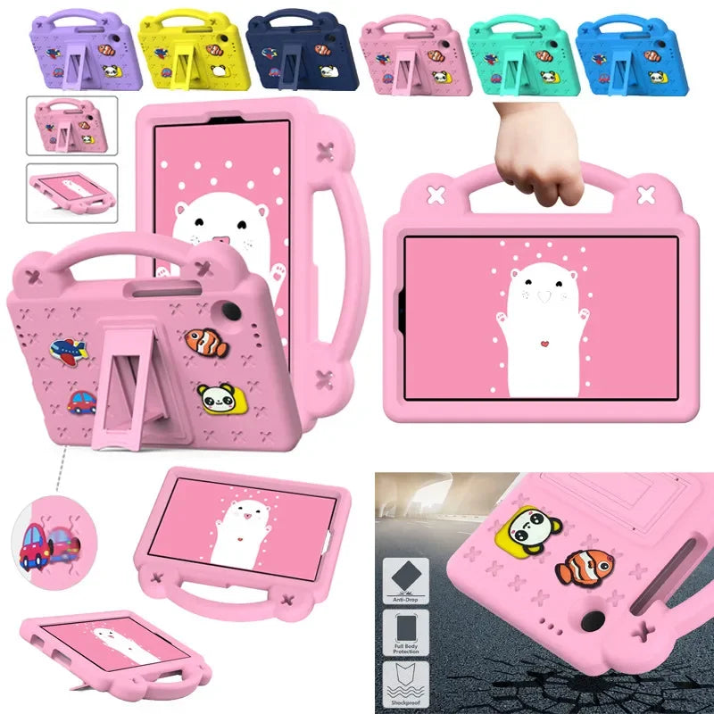 EVA Kids Armor Shockproof Case for 2025 New Samsung Galaxy Tab A11 Plus A9 + 11 8.7" S11 S10 Lite 11" S10 FE 10.9" Holder Cover