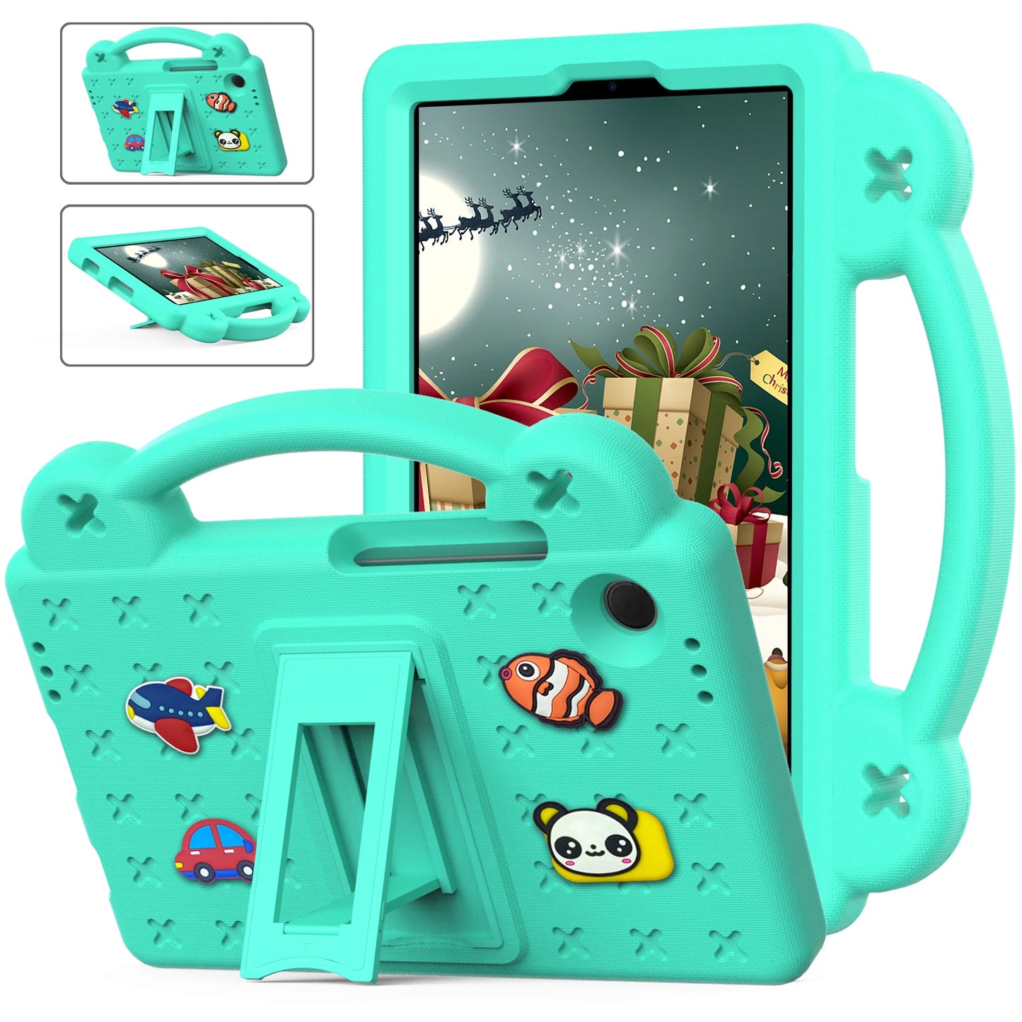 EVA Kids Armor Shockproof Case for 2025 New Samsung Galaxy Tab A11 Plus A9 + 11 8.7" S11 S10 Lite 11" S10 FE 10.9" Holder Cover