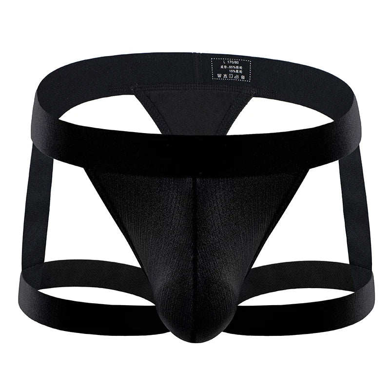 Gay Jockstraps Sexy Men's Thong Underpants Mesh Breathable Male G-string Boy Boxer Breifs T-back