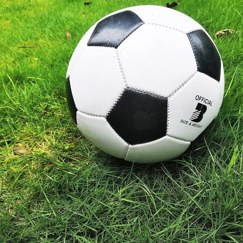 Size 3,4,5 Professional Training Soccer Balls Classic White Black Thicker PU Tight Weaved Soccer Balls Team Training Match