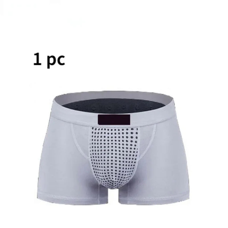 22 Magnets Magnetic Therapy Underwear for Men Pain Relief Boxer Briefs Brazilian Fit Health Underwear (L-6XL)