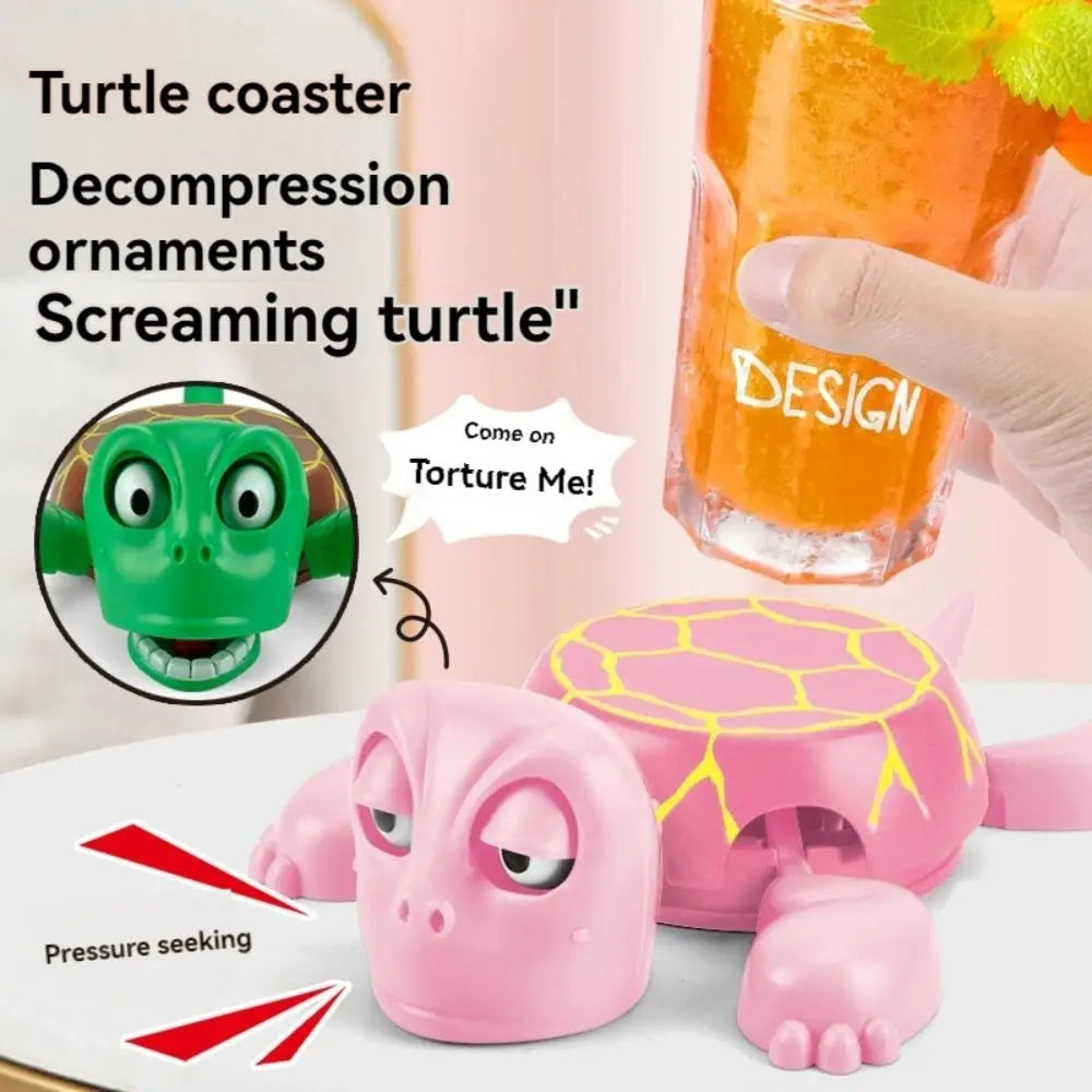 Funny Turtle Coaster Creative Cup Pad Tea Coffee Mug Drinks Holder Tableware Decorative Anti-scald3d Printed Ornament Home Decor