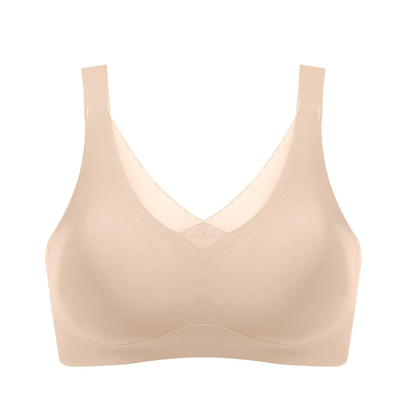 LERVANLA 2082 Prosthetic Breast Bra Special Bra Seamless Breast Fake Breast Simulation Female Lightweight Style for Mastectomy