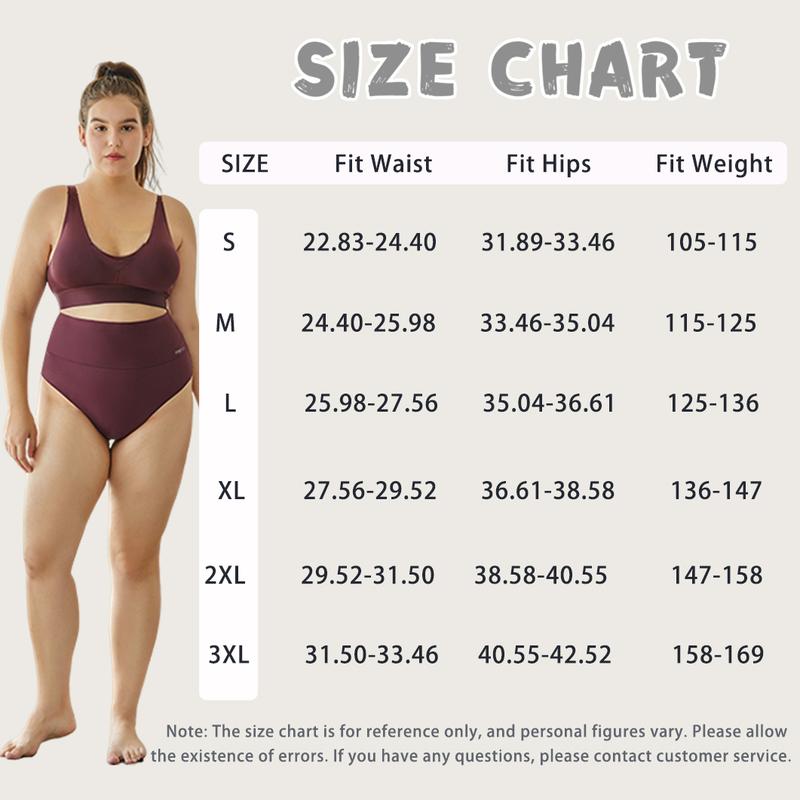 FINETOO Women High Waist Seamless Thongs Tummy Control Underwear Soft Stretchy Bikini Panties No show T-back S-3XL Comfy Womenswear 4pcs Springtok